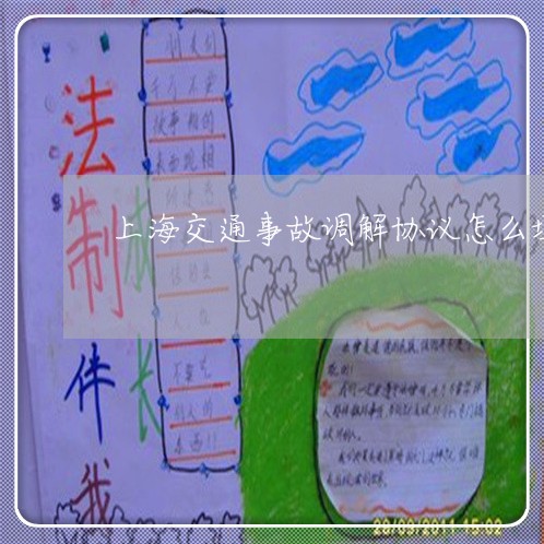 上海交通事故调解协议怎么填/2023033107372
