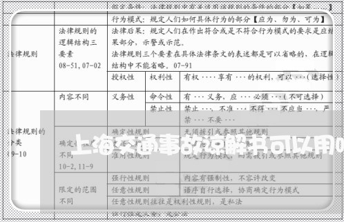 上海交通事故谅解书可以用吗/2023033188158