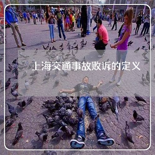 上海交通事故败诉的定义/2023022868702 上海交通事故败诉的定义/2023022868702