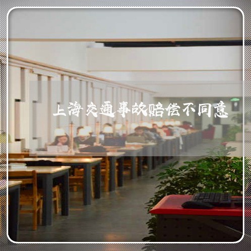 上海交通事故赔偿不同意/2023022819370