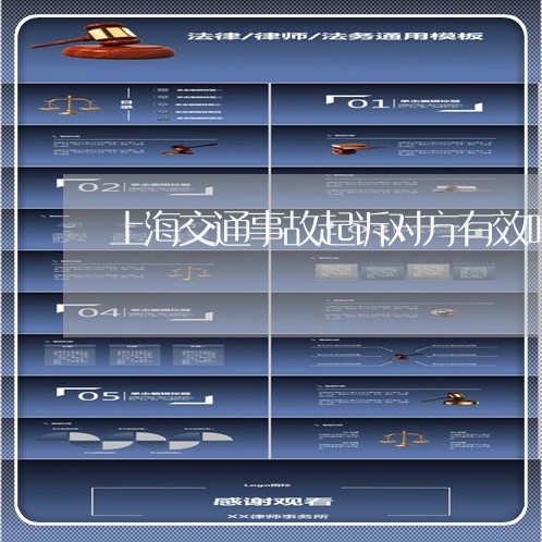 上海交通事故起诉对方有效吗/2023033137269