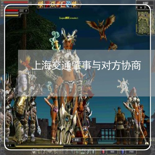 上海交通肇事与对方协商/2023022848584