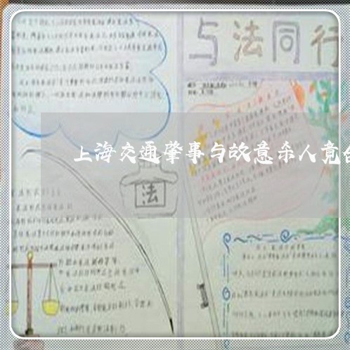 上海交通肇事与故意杀人竟合/2023033150402