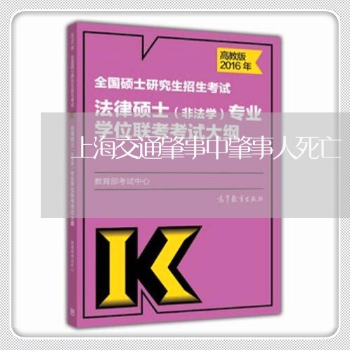 上海交通肇事中肇事人死亡/2023040138591