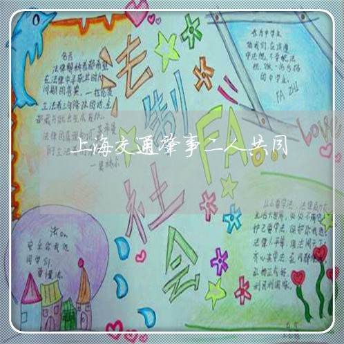 上海交通肇事二人共同/2023021218058 上海交通肇事二人共同/2023021218058