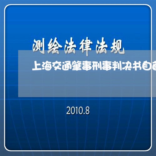 上海交通肇事刑事判决书自首/2023033169382