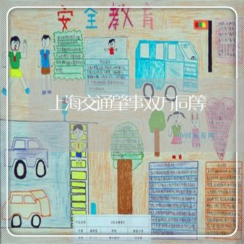 上海交通肇事双方同等/2023021337138 上海交通肇事双方同等/2023021337138