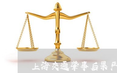 上海交通肇事后果严重怎么办/2023033163713 上海交通肇事后果严重怎么办/2023033163713