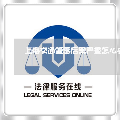 上海交通肇事后果严重怎么办/2023033183805 上海交通肇事后果严重怎么办/2023033183805