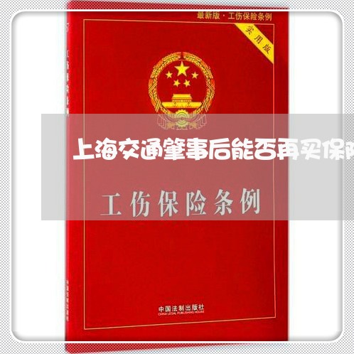 上海交通肇事后能否再买保险/2023033184694