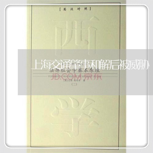 上海交通肇事和解后被威胁/2023031893803 上海交通肇事和解后被威胁/2023031893803