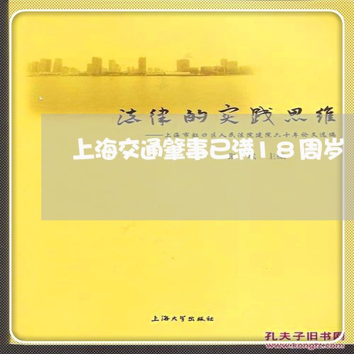 上海交通肇事已满18周岁/2023031826047 上海交通肇事已满18周岁/2023031826047