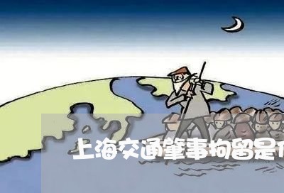 上海交通肇事拘留是传唤吗/2023033102036