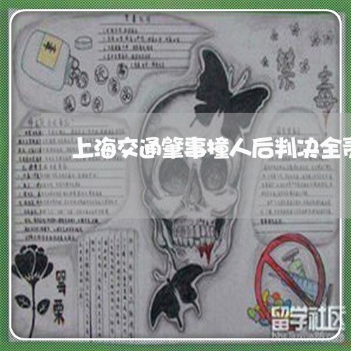 上海交通肇事撞人后判决全责/2023040174827