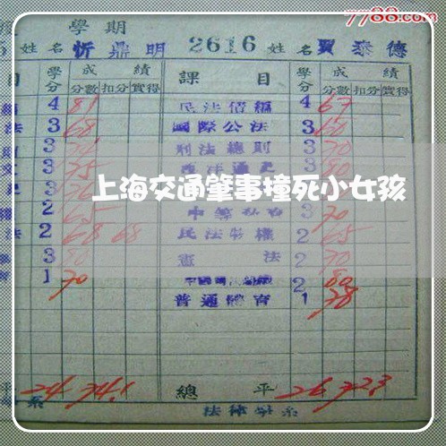 上海交通肇事撞死小女孩/2023022834149 上海交通肇事撞死小女孩/2023022834149