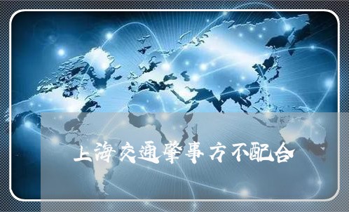 上海交通肇事方不配合/2023021371724 上海交通肇事方不配合/2023021371724