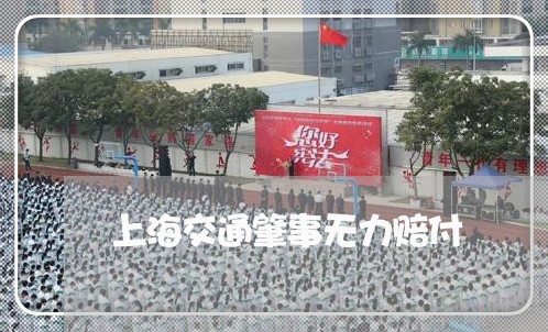 上海交通肇事无力赔付/2023021251815 上海交通肇事无力赔付/2023021251815