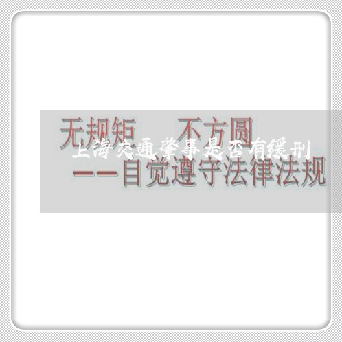 上海交通肇事是否有缓刑/2023022816937