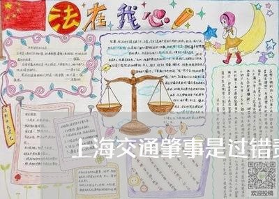 上海交通肇事是过错责任吗/2023033118280