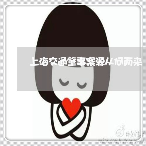 上海交通肇事案源从何而来/2023031877250 上海交通肇事案源从何而来/2023031877250