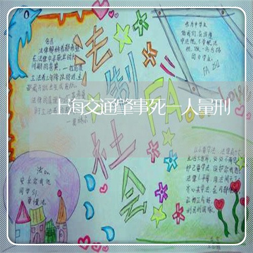 上海交通肇事死一人量刑/2023022810472