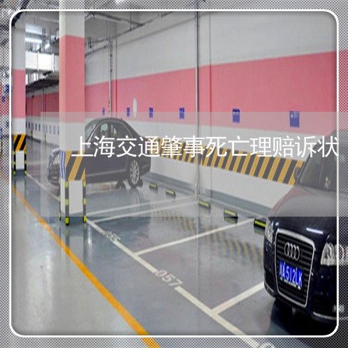 上海交通肇事死亡理赔诉状/2023031883825 上海交通肇事死亡理赔诉状/2023031883825
