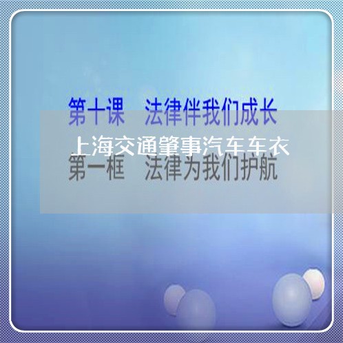 上海交通肇事汽车车衣/2023021201593