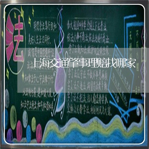 上海交通肇事理赔找哪家/2023022850262
