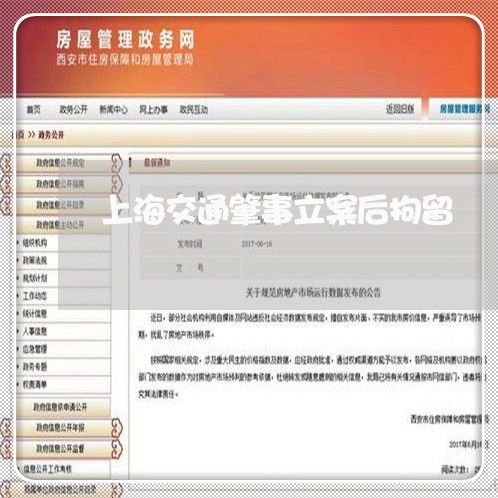 上海交通肇事立案后拘留/2023022884360