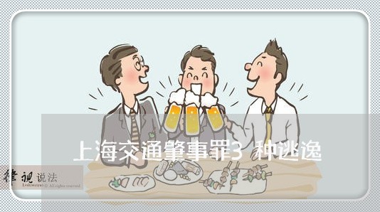 上海交通肇事罪3种逃逸/2023022847269 上海交通肇事罪3种逃逸/2023022847269