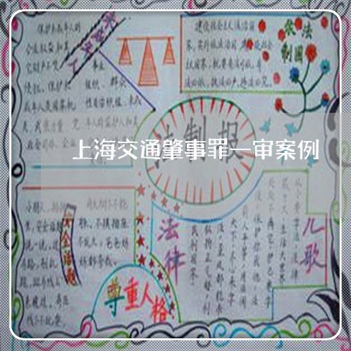 上海交通肇事罪一审案例/2023022883713
