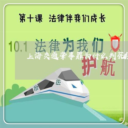 上海交通肇事罪为什么判死缓/2023033162806