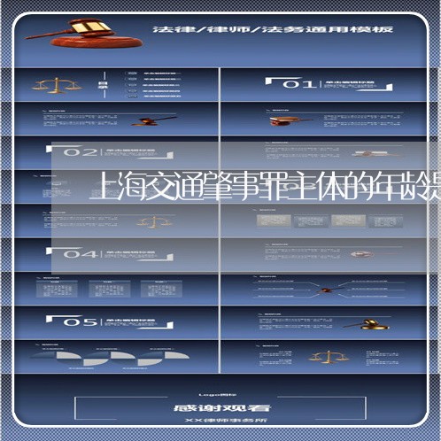 上海交通肇事罪主体的年龄是/2023033173795