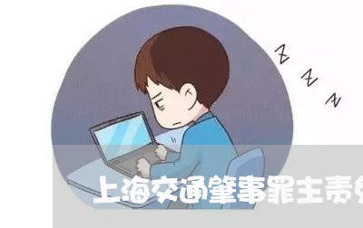 上海交通肇事罪主责免于起诉/2023033196169 上海交通肇事罪主责免于起诉/2023033196169