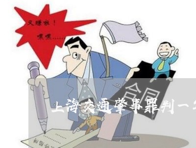 上海交通肇事罪判一年六个月/2023033138372 上海交通肇事罪判一年六个月/2023033138372