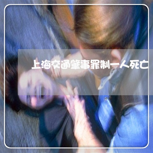 上海交通肇事罪制一人死亡/2023031784158 上海交通肇事罪制一人死亡/2023031784158