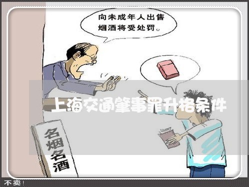 上海交通肇事罪升格条件/2023022718140 上海交通肇事罪升格条件/2023022718140