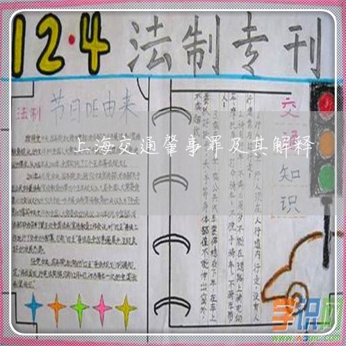 上海交通肇事罪及其解释/2023022760393 上海交通肇事罪及其解释/2023022760393