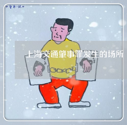 上海交通肇事罪发生的场所/2023033062825