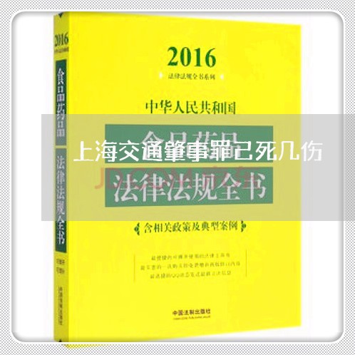 上海交通肇事罪己死几伤/2023042148481