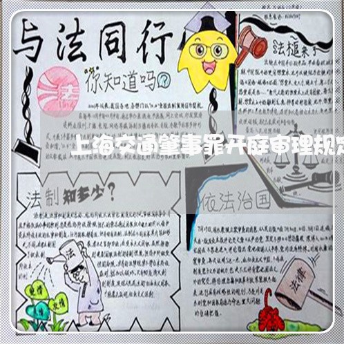上海交通肇事罪开庭审理规定/2023033196057 上海交通肇事罪开庭审理规定/2023033196057