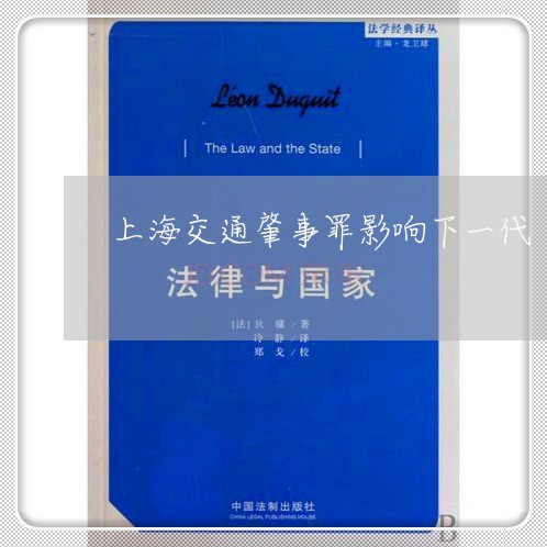 上海交通肇事罪影响下一代/2023033030594