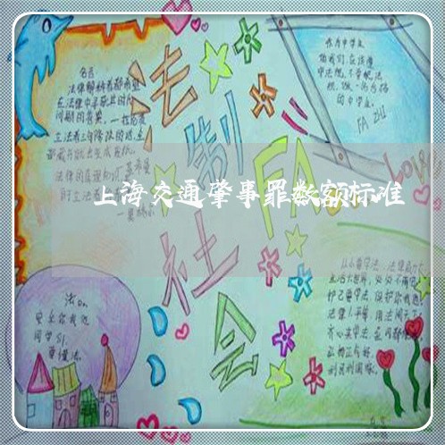 上海交通肇事罪数额标准/2023022796827