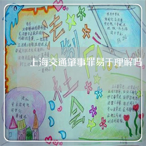 上海交通肇事罪易于理解吗/2023031761603