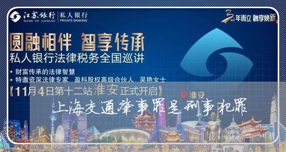 上海交通肇事罪是刑事犯罪/2023033048163