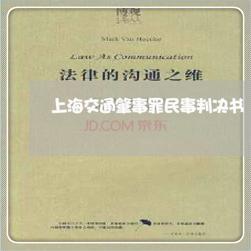 上海交通肇事罪民事判决书/2023031761582