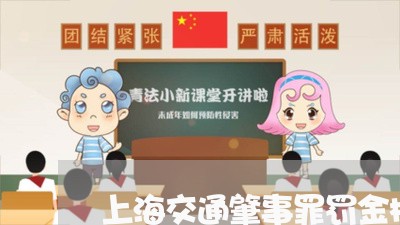 上海交通肇事罪罚金标准/2023042117149