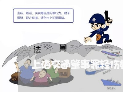 上海交通肇事罪轻伤如何处理/2023033039471 上海交通肇事罪轻伤如何处理/2023033039471