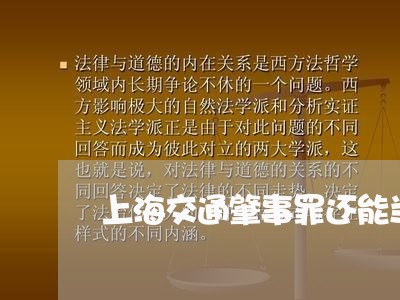 上海交通肇事罪还能当律师吗/2023033047470 上海交通肇事罪还能当律师吗/2023033047470