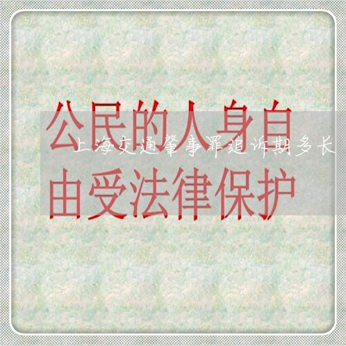 上海交通肇事罪追诉期多长/2023031761491